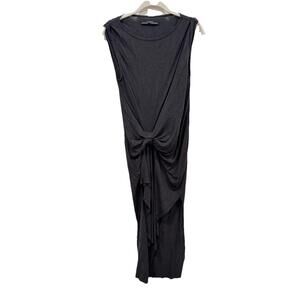 Allsaints‎ Womens Sleeveless Riviero Devo Maxi Dress Gray Size US 2